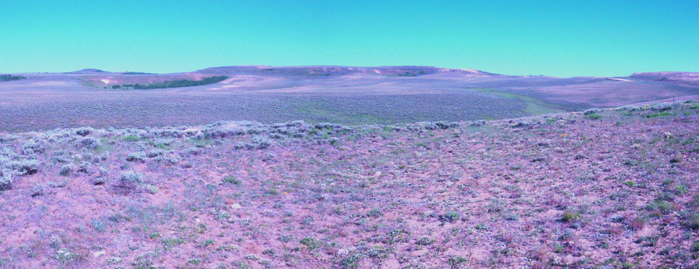 The view east from near Middlewood Pass, Wyoming, on the GDMBR.